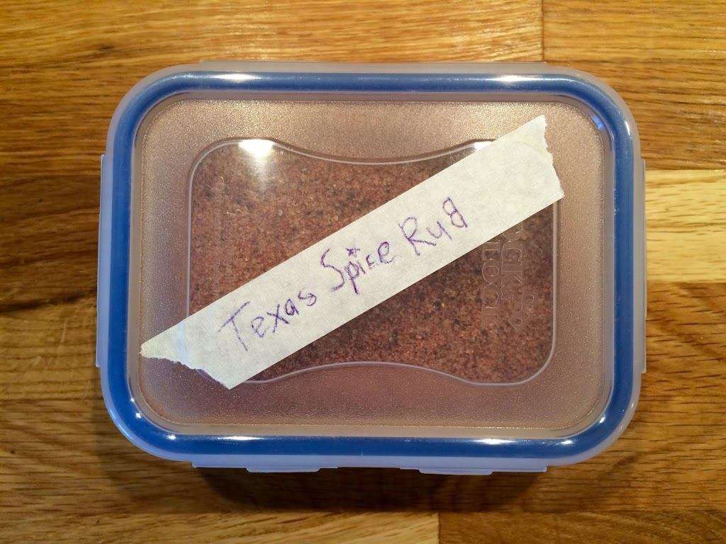 TEXAS SPICE RUB-kryddblandning för BBQ