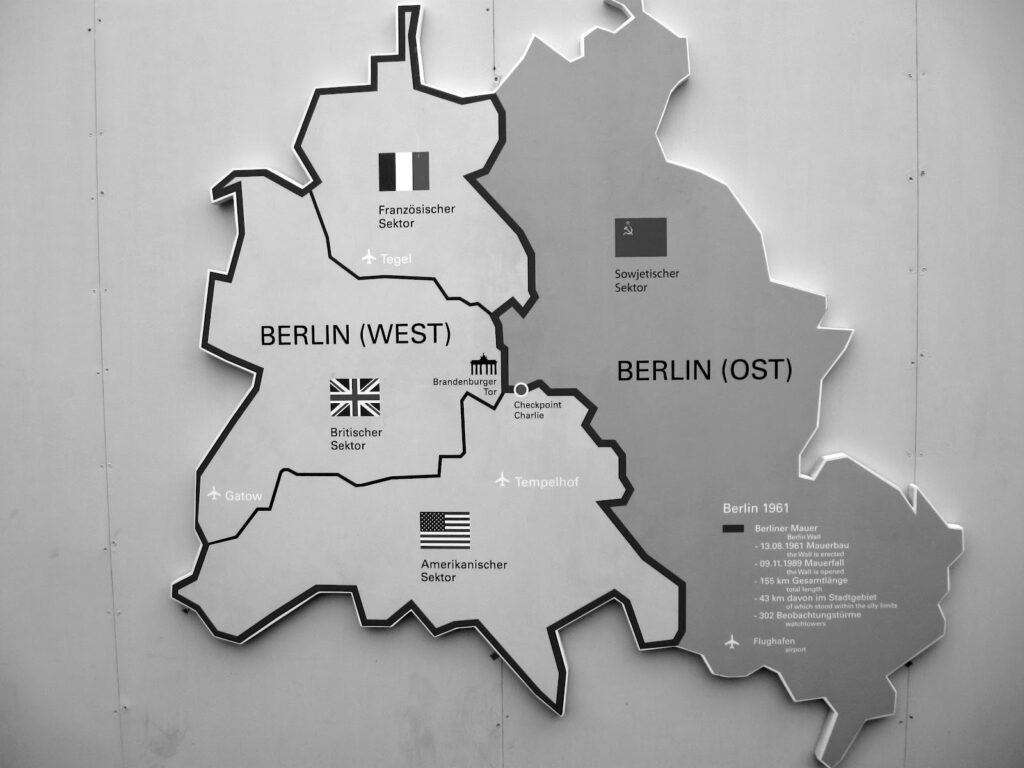 East West Berlin Map